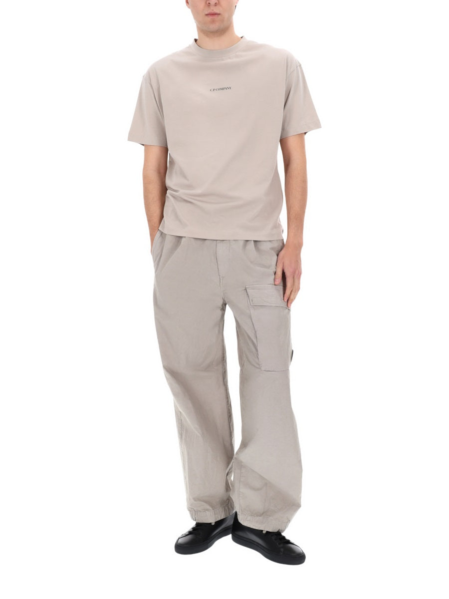 C.P. Company Men Pantalone Cargo Con Patch Logo C.P. COMPANY