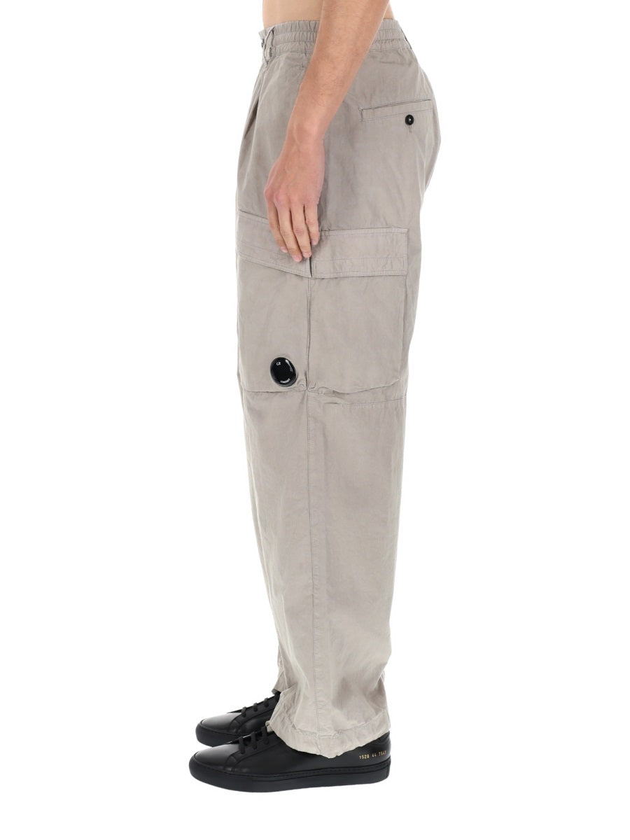 C.P. Company Men Pantalone Cargo Con Patch Logo C.P. COMPANY