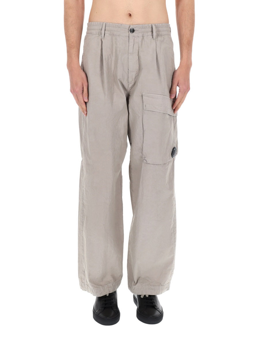 C.P. Company Men Pantalone Cargo Con Patch Logo C.P. COMPANY