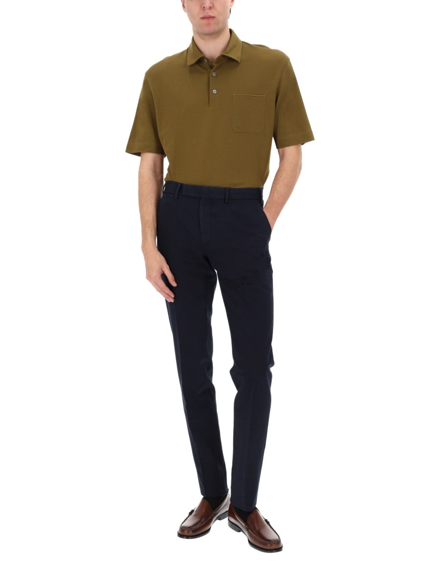 Zegna Men Pantalone Sartoriale In Cotone ZEGNA