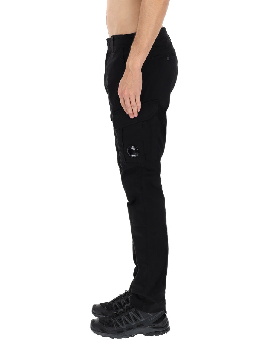 C.P. Company Men Pantalone Cargo Con Patch Logo C.P. COMPANY