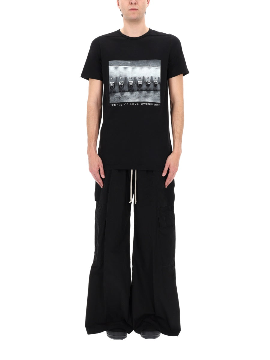 Rick Owens Drkshdw Men T-Shirt "Level T" RICK OWENS