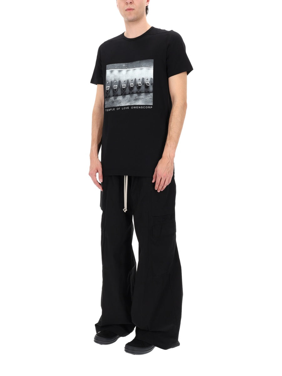 Rick Owens Drkshdw Men T-Shirt "Level T" RICK OWENS