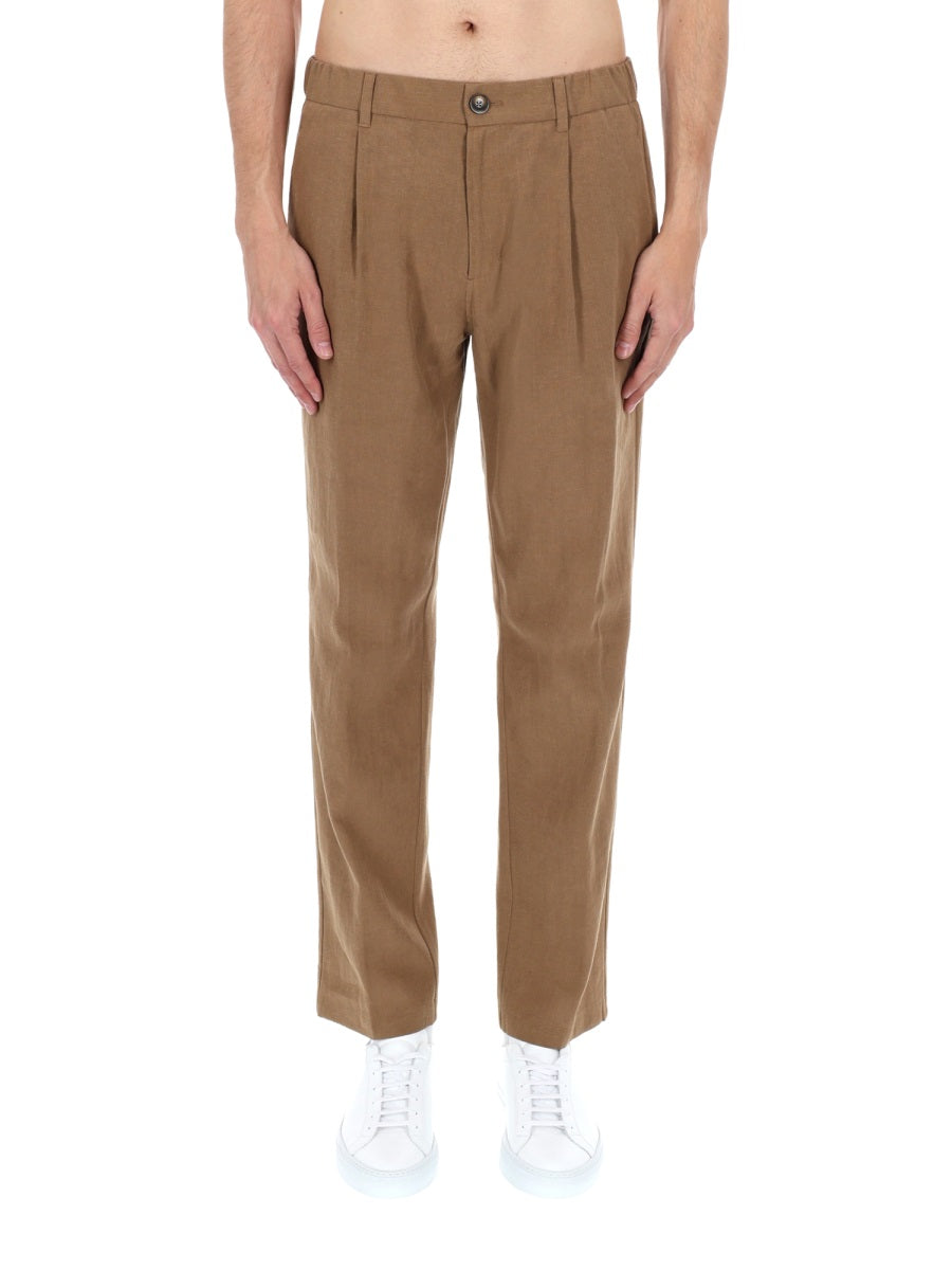 Herno Men Pantalone Sartoriale In Lino HERNO