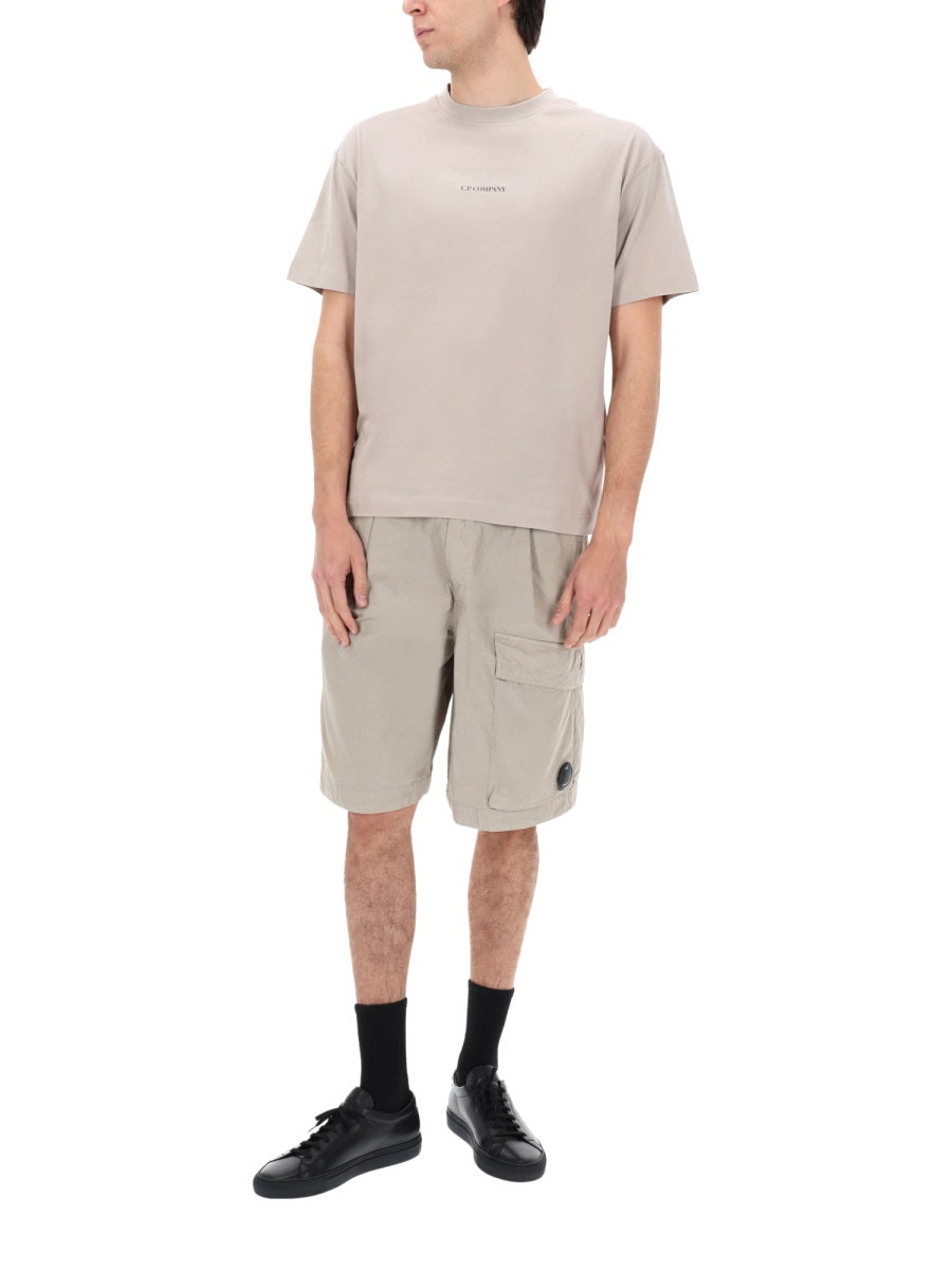 C.P. Company Men Shorts Cargo Con Patch Logo C.P. COMPANY