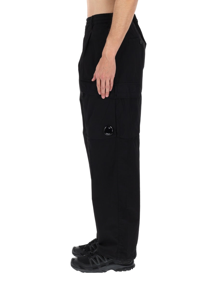 C.P. Company Men Pantalone Cargo Con Patch Logo C.P. COMPANY