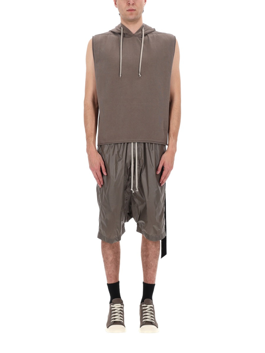 Rick Owens Drkshdw Men Top "Hooded Tunic" RICK OWENS