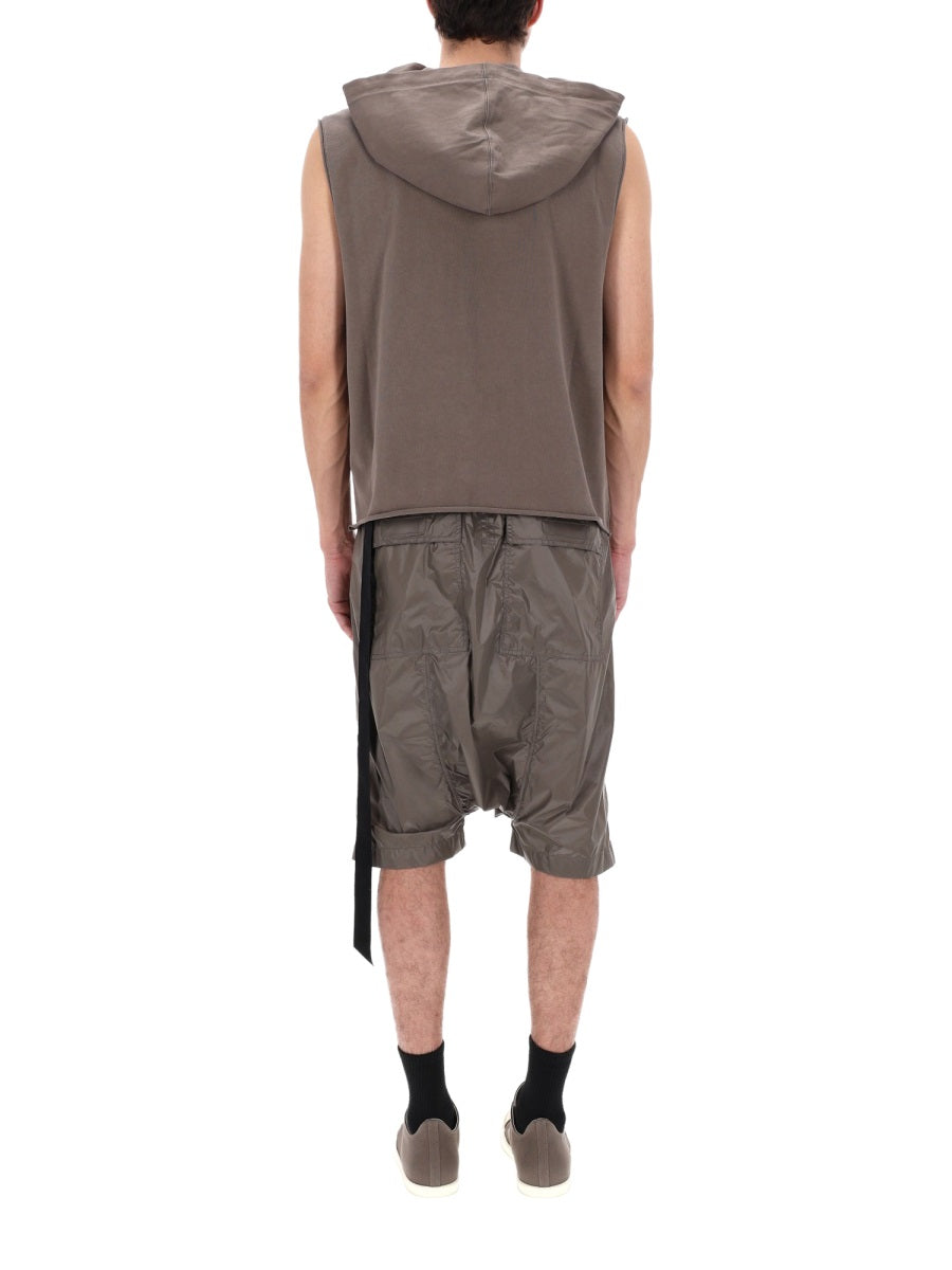 Rick Owens Drkshdw Men Top "Hooded Tunic" RICK OWENS