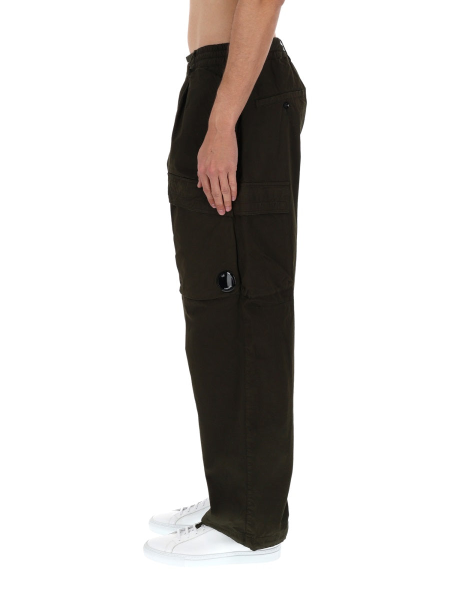C.P. Company Men Pantalone Cargo Con Patch Logo C.P. COMPANY