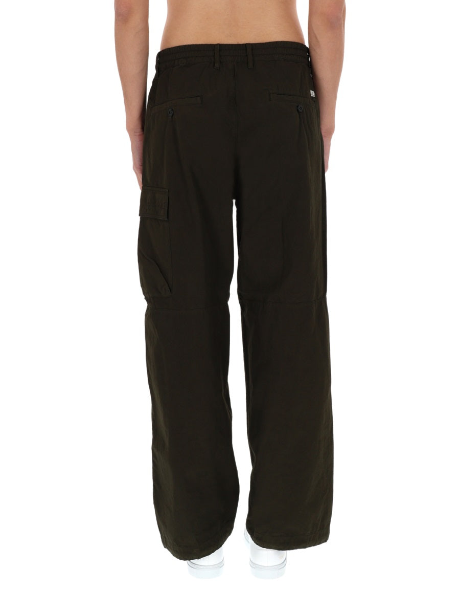 C.P. Company Men Pantalone Cargo Con Patch Logo C.P. COMPANY
