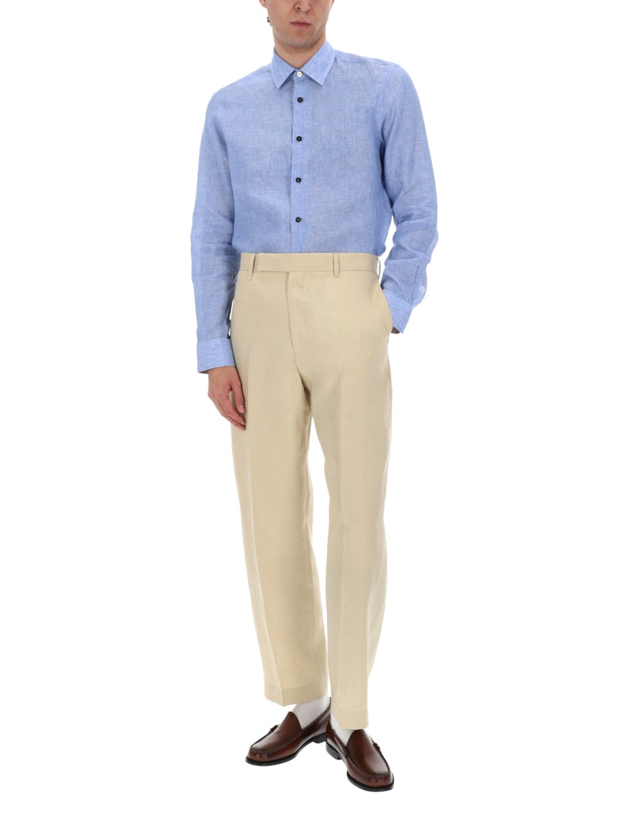 Paul Smith Men Camicia In Lino PAUL SMITH