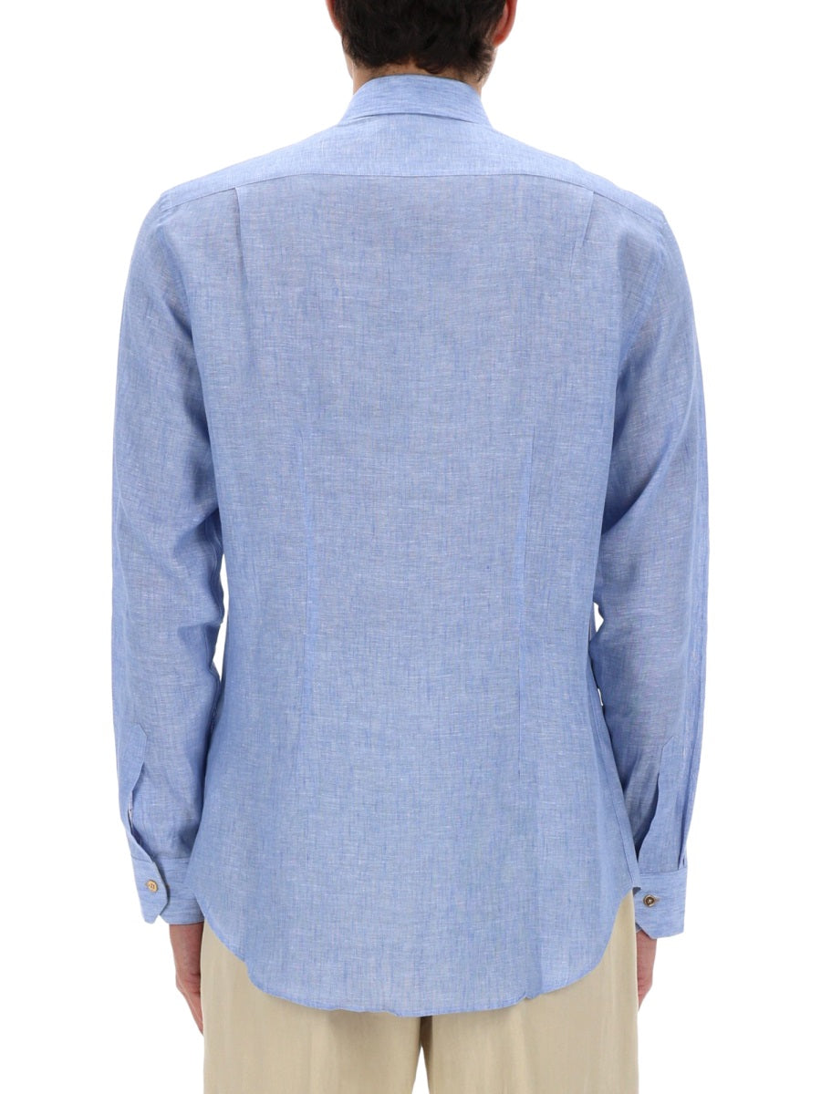Paul Smith Men Camicia In Lino PAUL SMITH