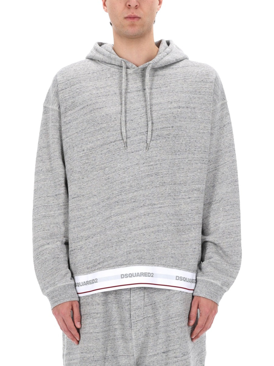 Dsquared Men Felpa Con Logo DSQUARED2