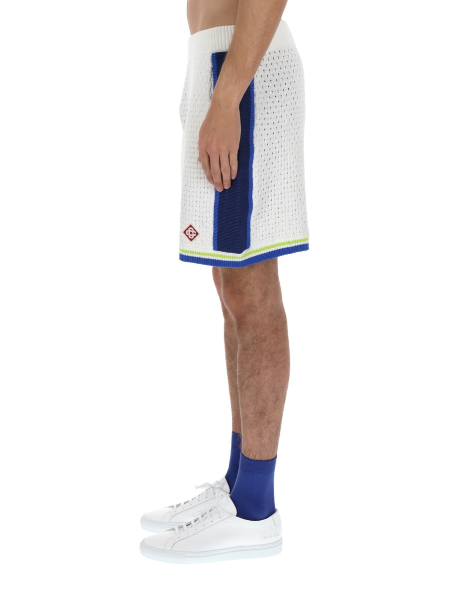 Casablanca Men Crochet Shorts CASABLANCA