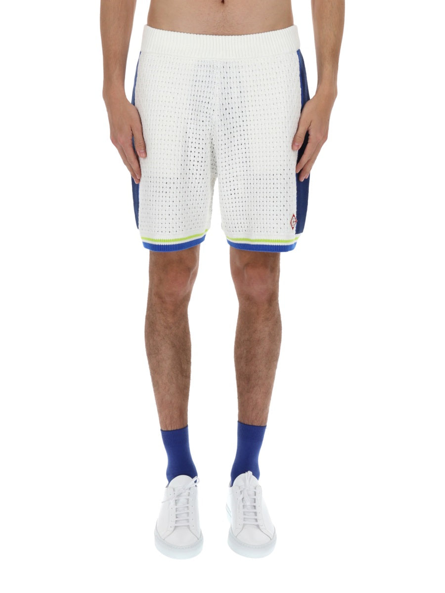 Casablanca Men Crochet Shorts CASABLANCA