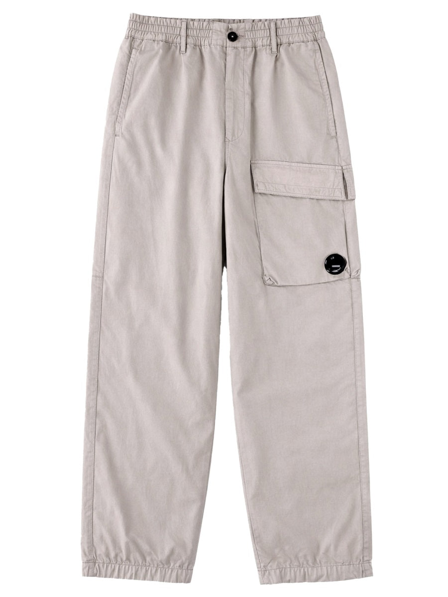 C.P. Company Men Pantalone Cargo Con Patch Logo C.P. COMPANY