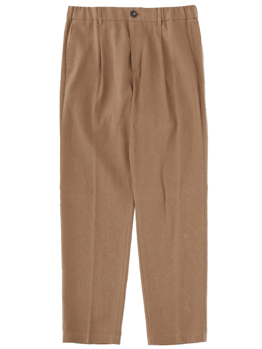 Herno Men Pantalone Sartoriale In Lino HERNO