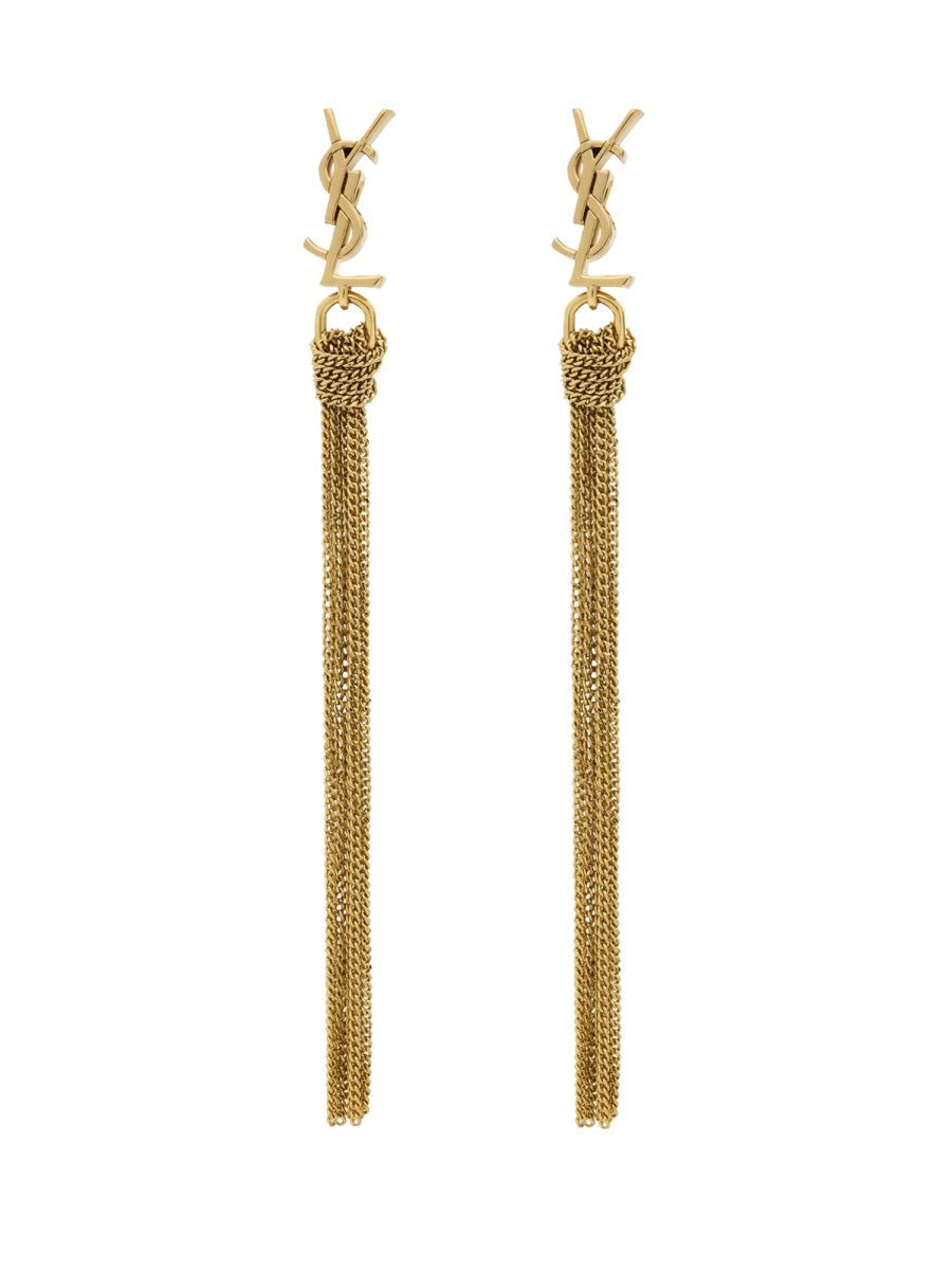 Saint Laurent Women Orecchini Con Logo SAINT LAURENT