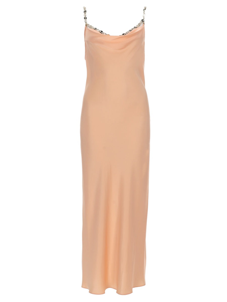 Rabanne Women Abito Midi In Raso PACO RABANNE