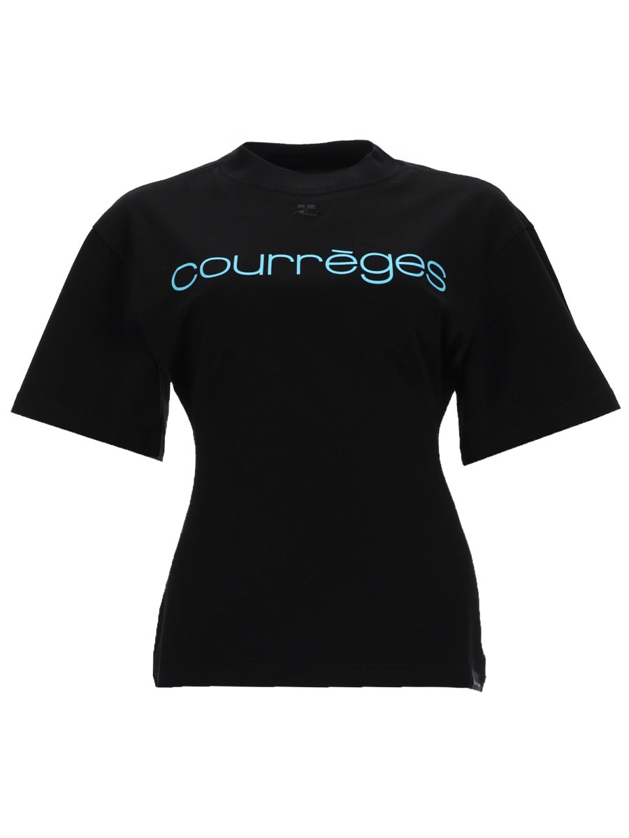 Courreges Women T-Shirt Con Logo COURREGES