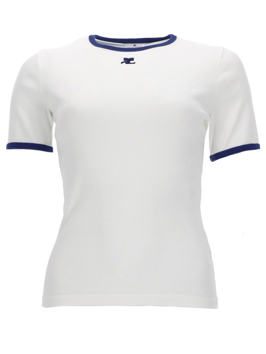Courreges Women T-Shirt Con Logo COURREGES