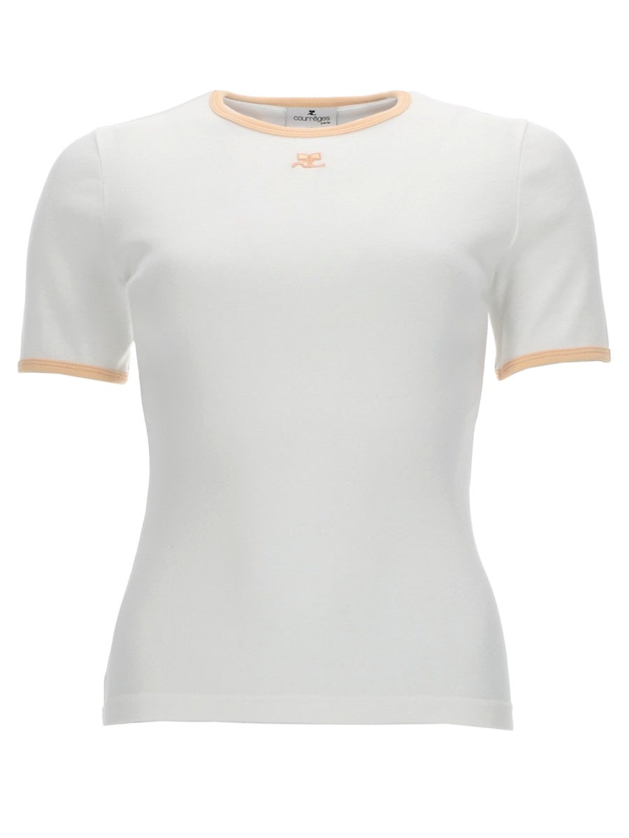 Courreges Women T-Shirt Con Logo COURREGES