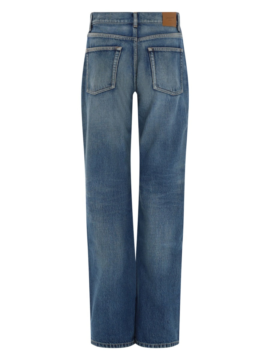 Saint Laurent Women Jeans Straight Fit SAINT LAURENT