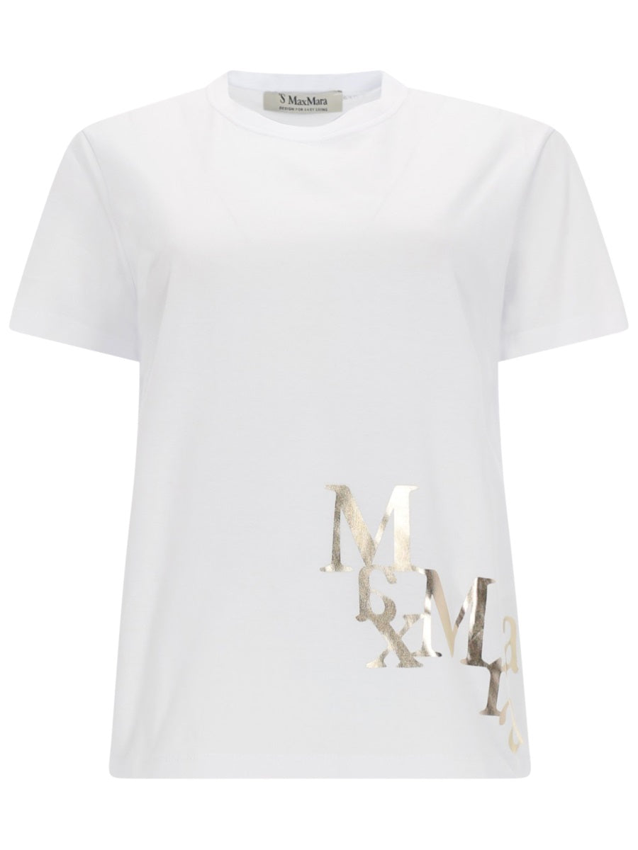 S Max Mara Women T-Shirt "Edile" Con Logo S MAX MARA