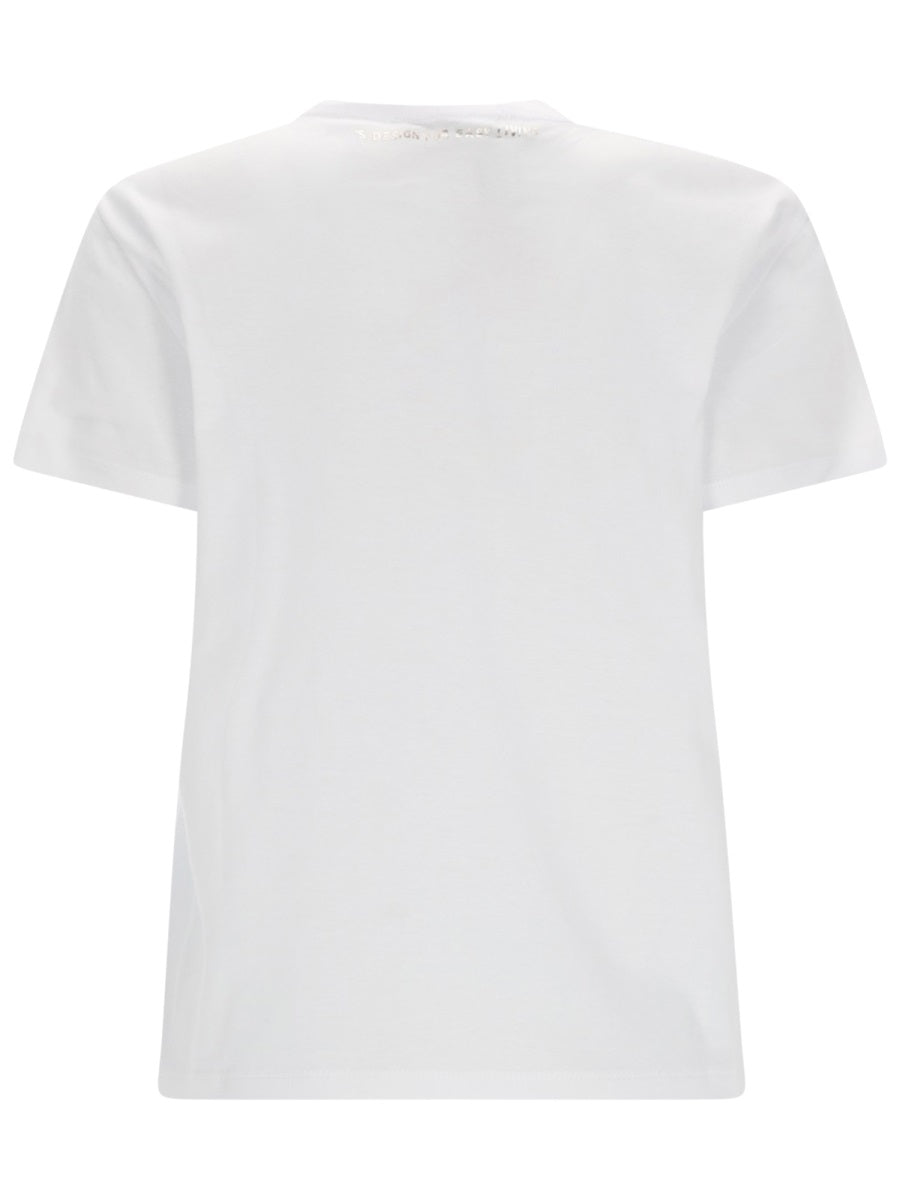 S Max Mara Women T-Shirt "Edile" Con Logo S MAX MARA