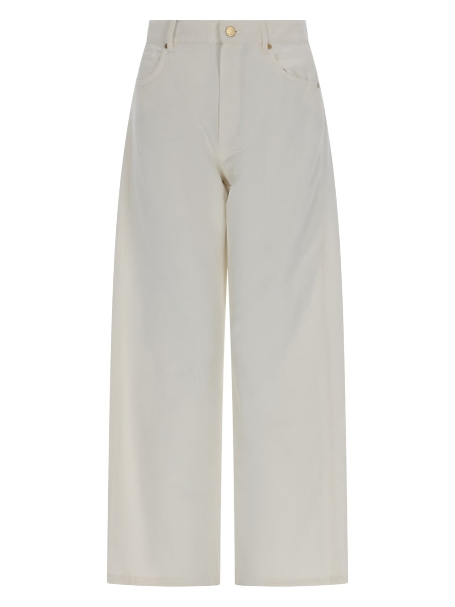 S Max Mara Women Pantalone Cinque Tasche In Cotone E Lino S MAX MARA