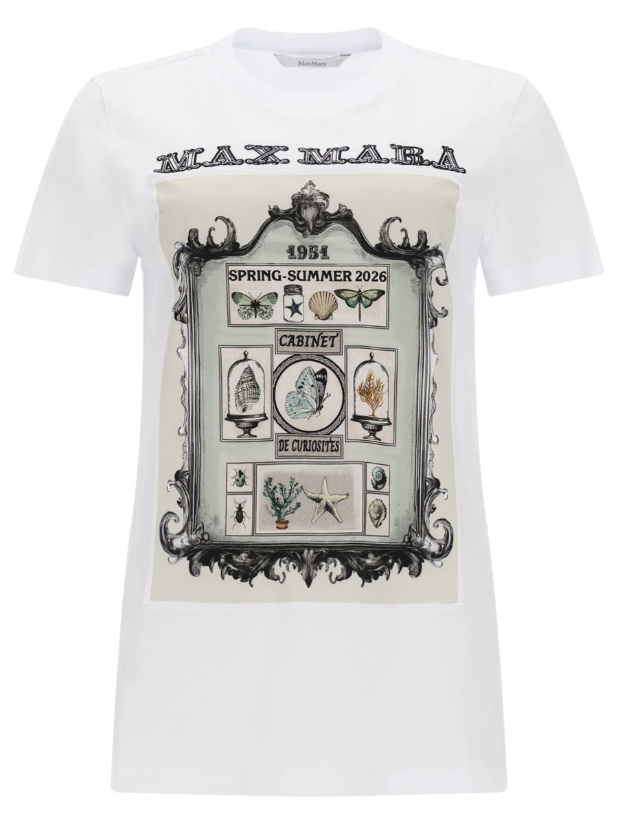 Max Mara Women T-Shirt "Spadino" Con Stampa MAX MARA