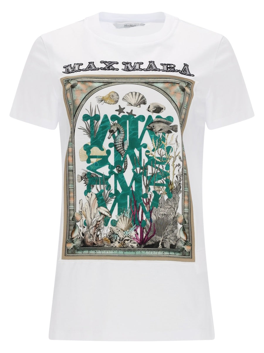 Max Mara Women T-Shirt "Spadino" Con Stampa MAX MARA