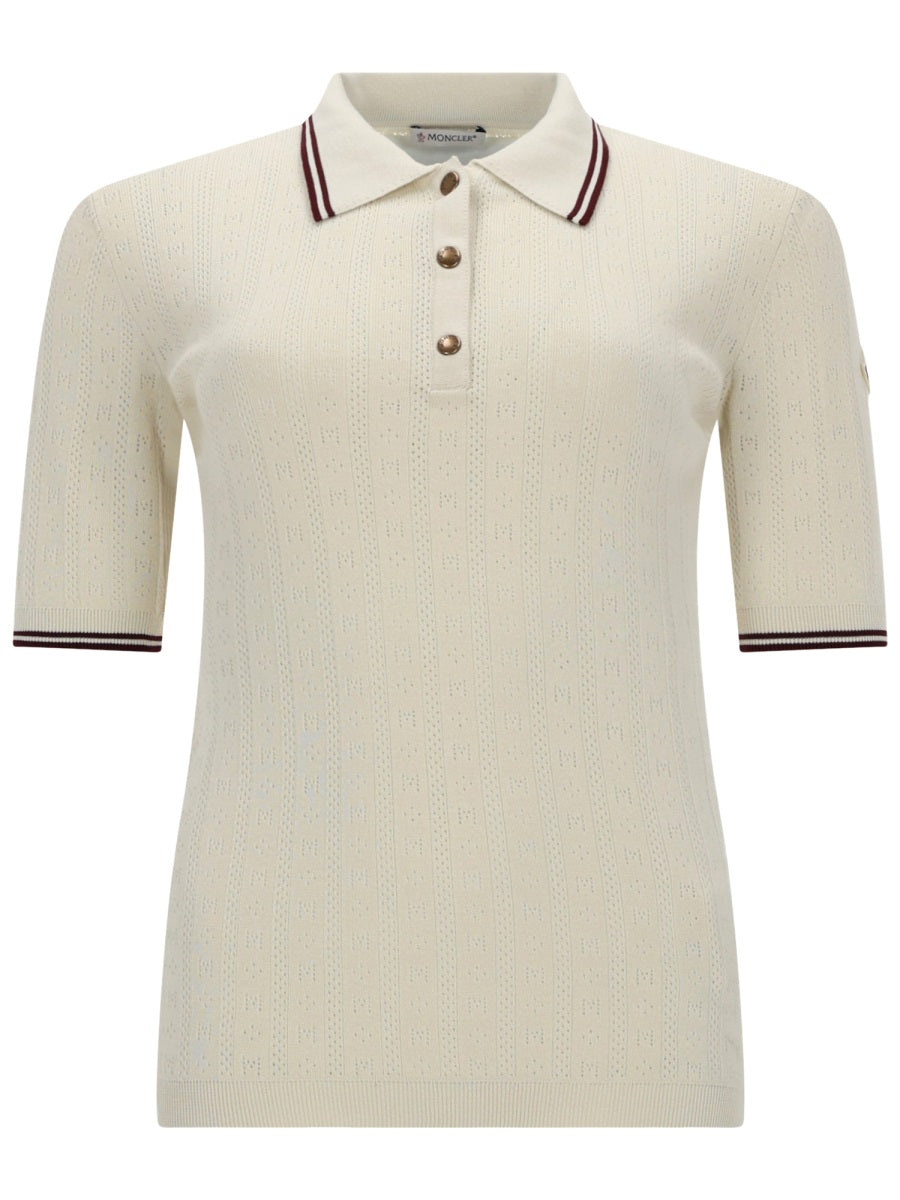 Moncler Women Polo In Maglia MONCLER