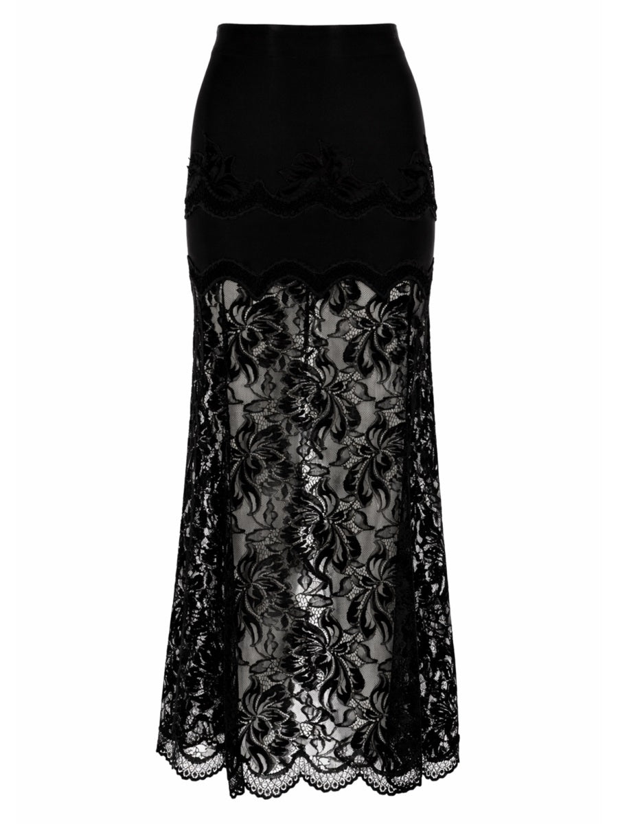 Rabanne Women Gonna Midi In Pizzo PACO RABANNE