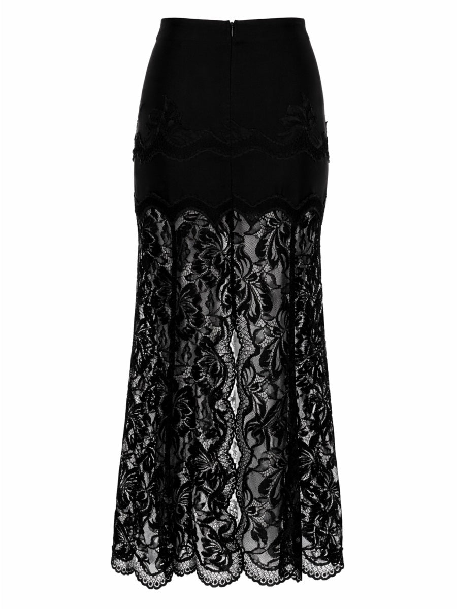 Rabanne Women Gonna Midi In Pizzo PACO RABANNE