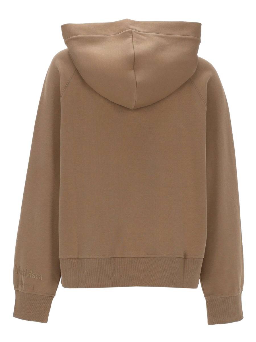 S Max Mara Women Felpa "Alma" Con Zip E Cappuccio S MAX MARA