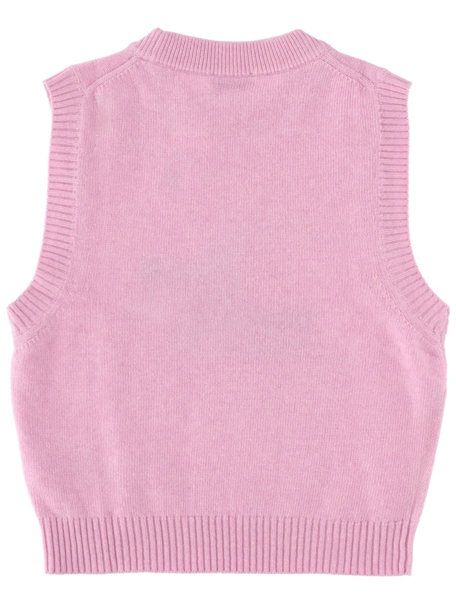 Ganni Women Gilet "Raspberry" GANNI
