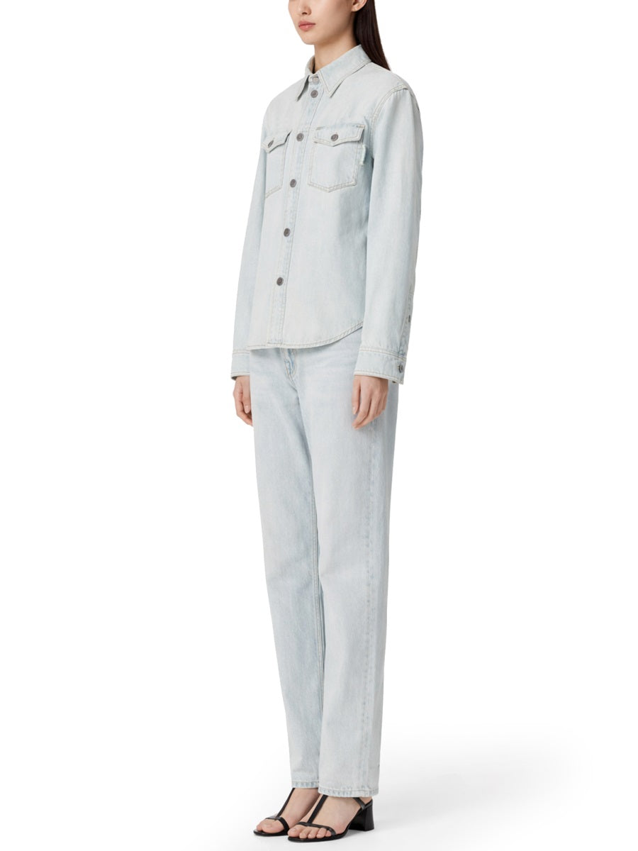 Bottega Veneta Women "Extra Bleach" Denim Shirt BOTTEGA VENETA