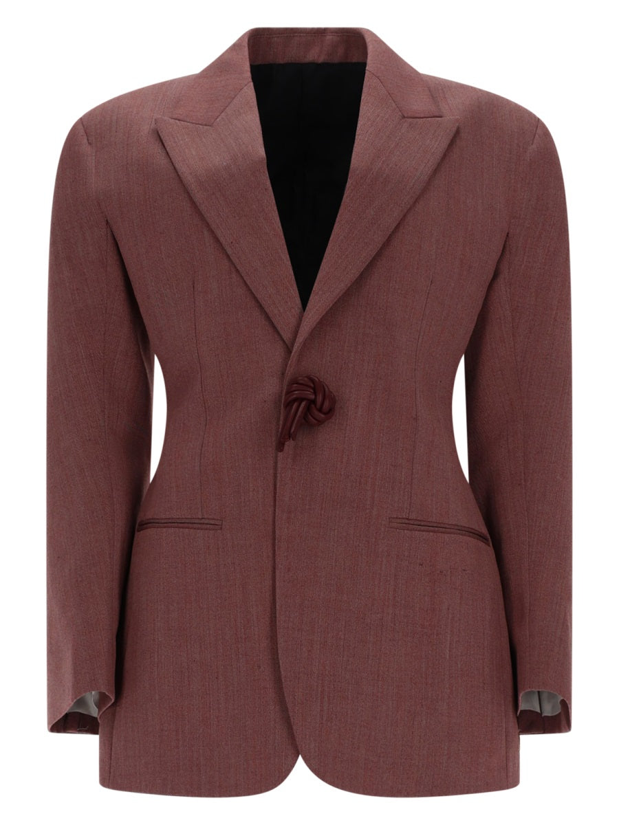 Bottega Veneta Women Blazer In Lana E Lino BOTTEGA VENETA