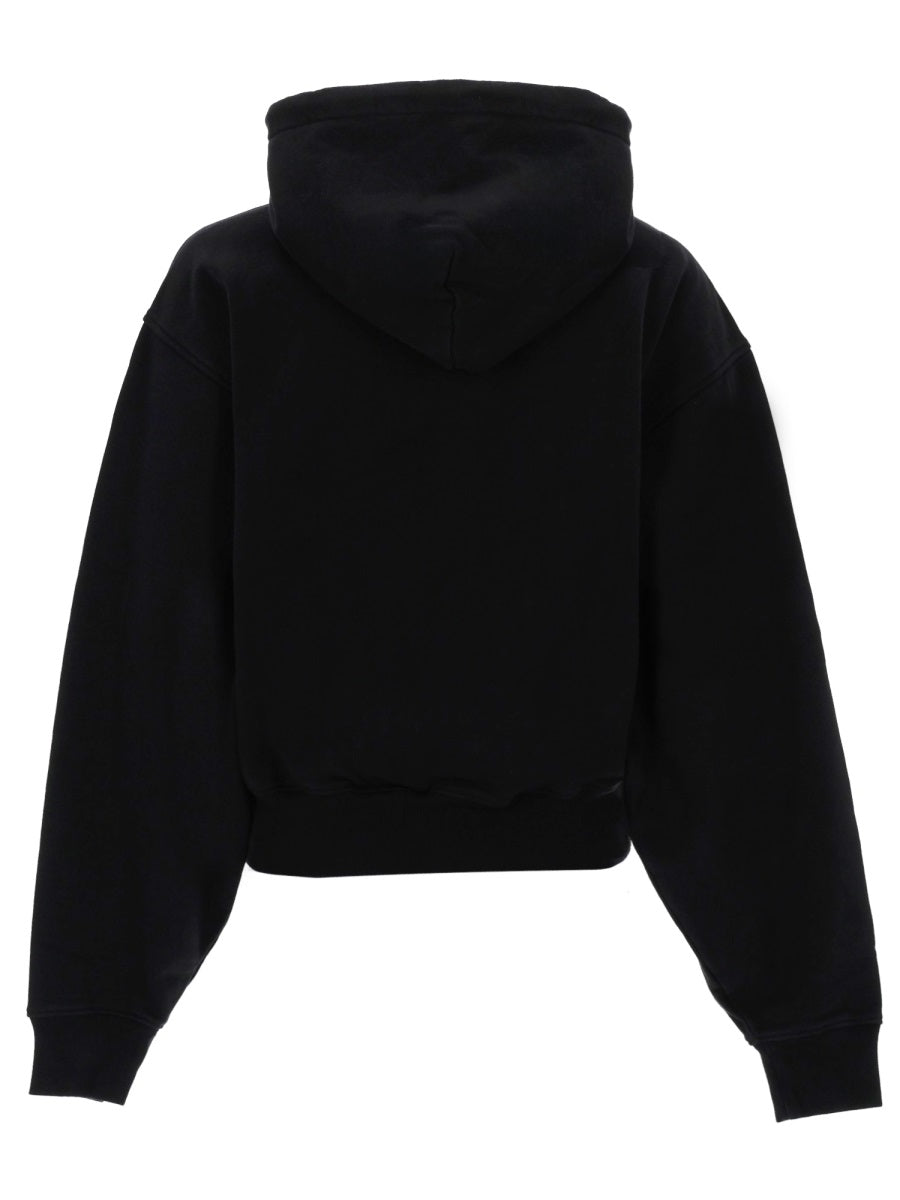 Alexander Wang Women Felpa Con Zip E Cappuccio ALEXANDER WANG