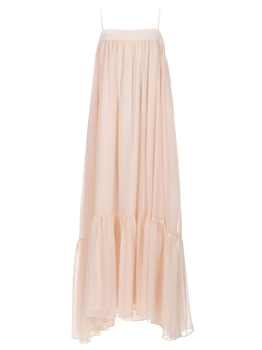 Rotate Women Abito Midi In Chiffon ROTATE