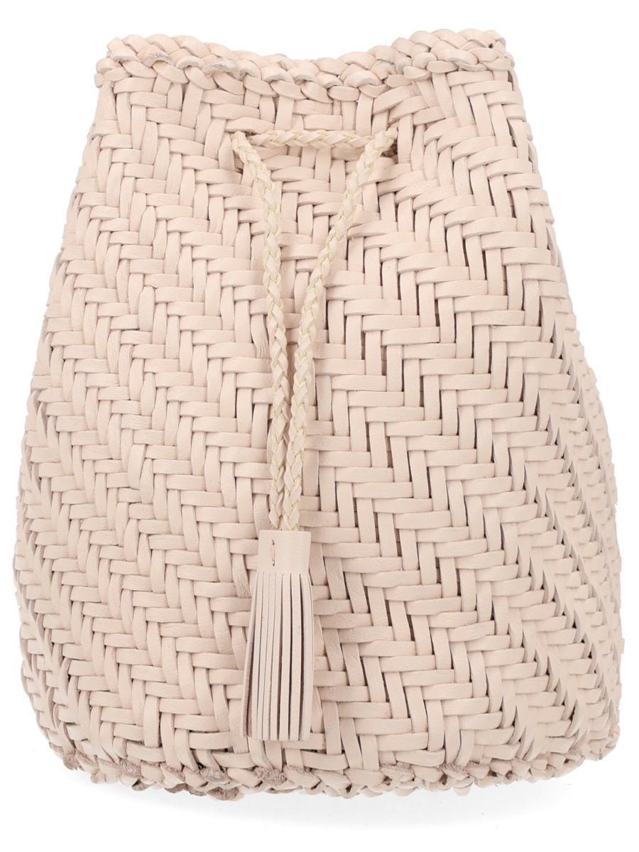 Dragon Diffusion Women Borsa "Pompom Double Jump Tan" DRAGON DIFFUSION