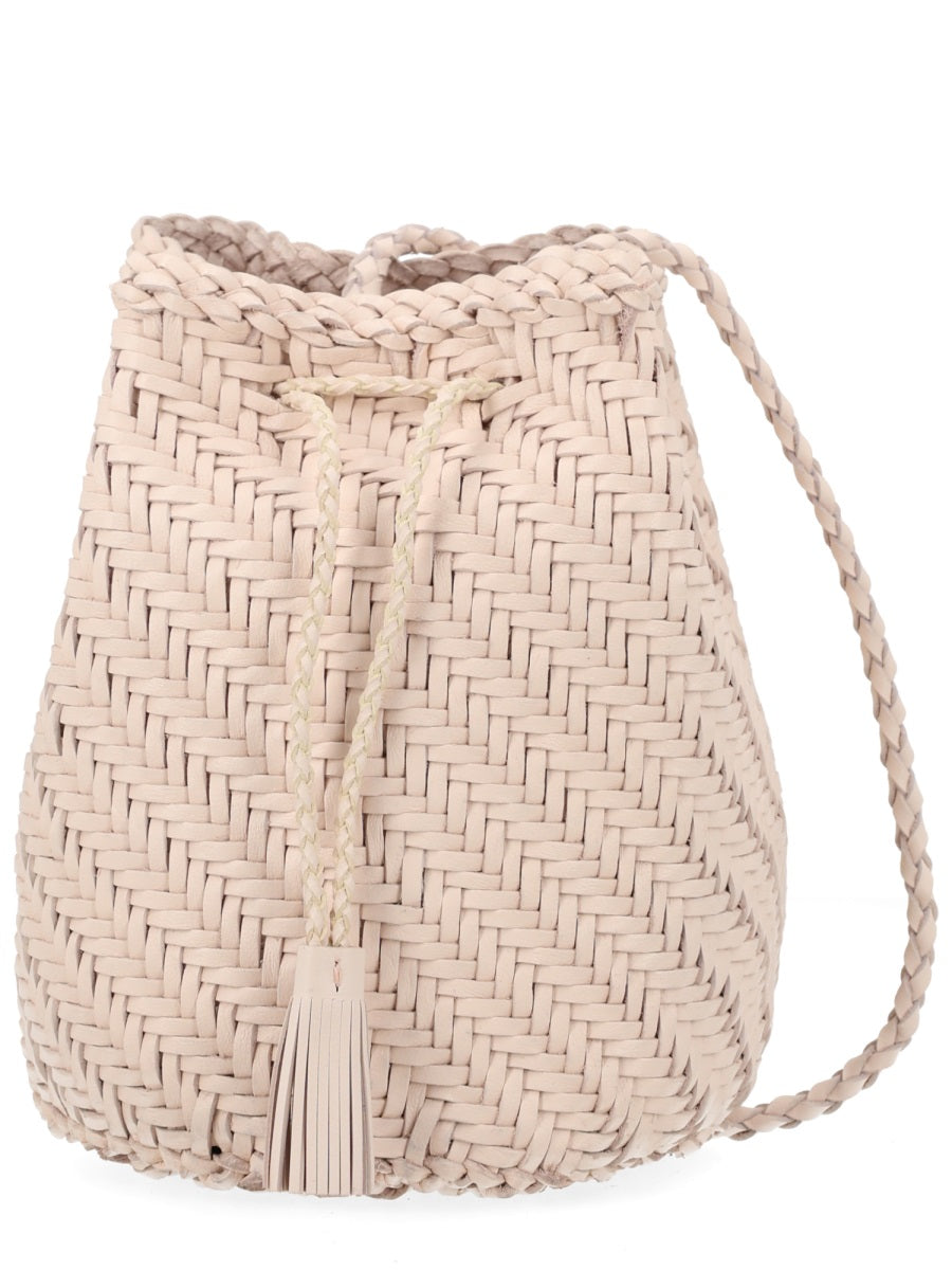 Dragon Diffusion Women Borsa "Pompom Double Jump Tan" DRAGON DIFFUSION