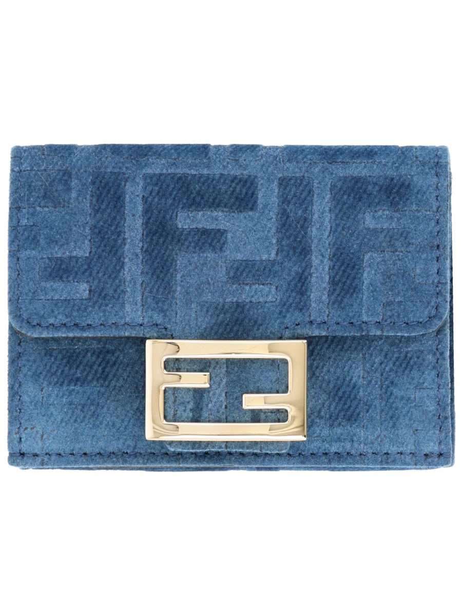 Fendi Women Portafoglio "Micro Trifold Baguette" FENDI
