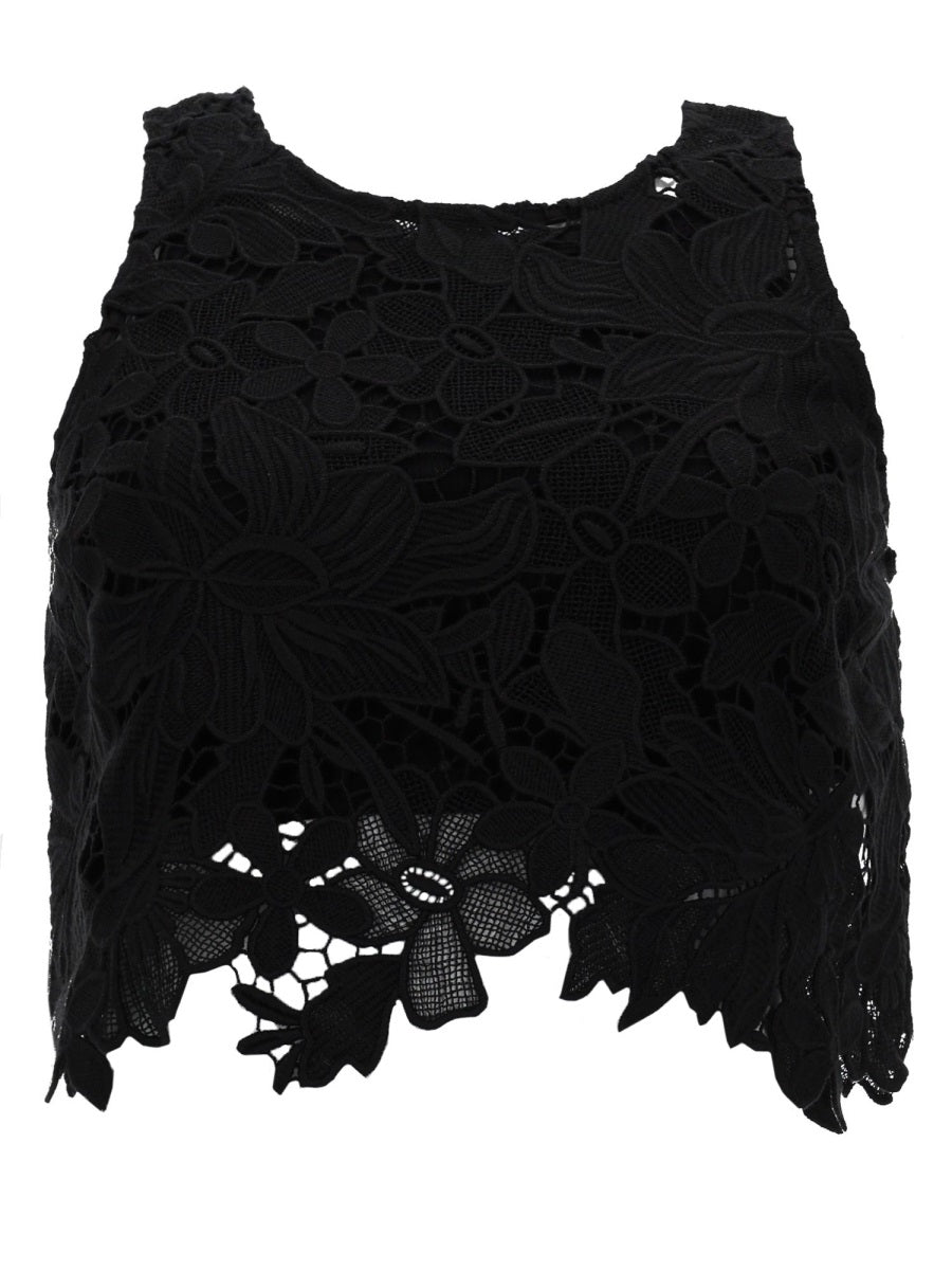 Sportmax Women Top "Vasto" In Macramè SPORTMAX