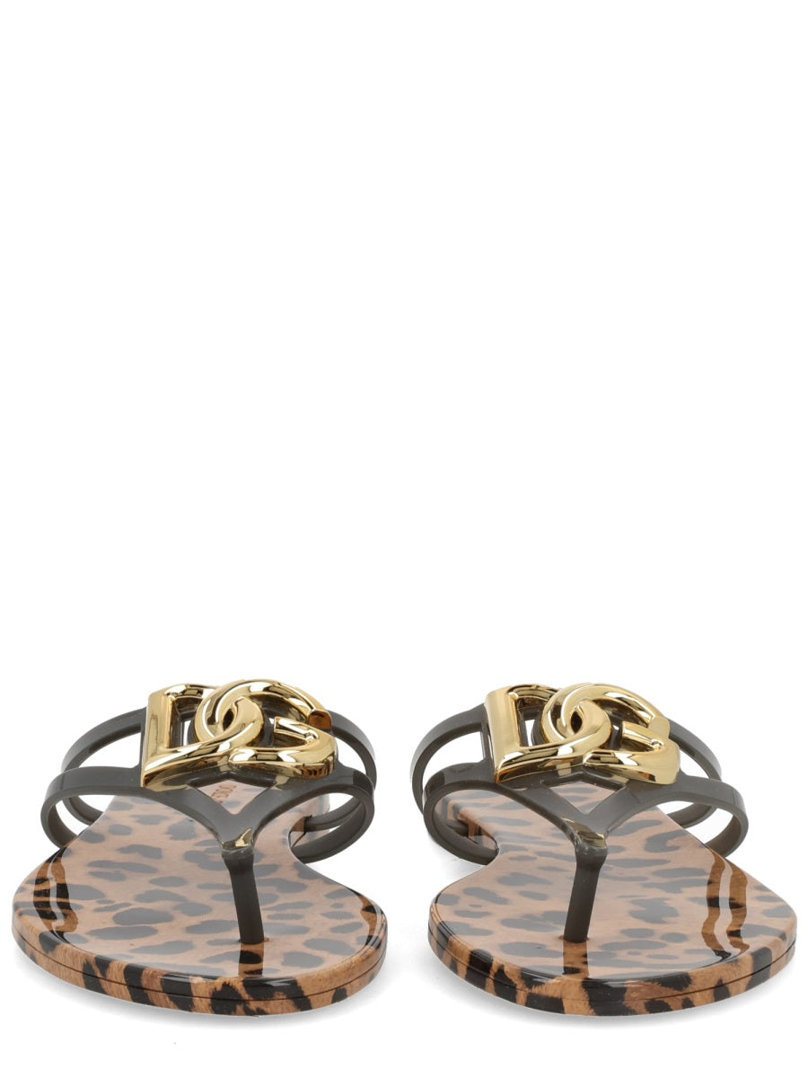 Dolce & Gabbana Women Slide Con Logo DOLCE & GABBANA