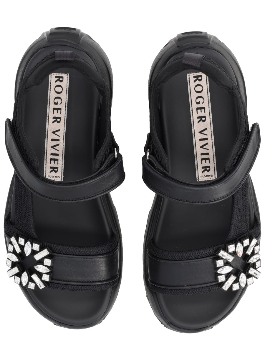 Roger Vivier Women Sandalo "Viv On The Run" ROGER VIVIER