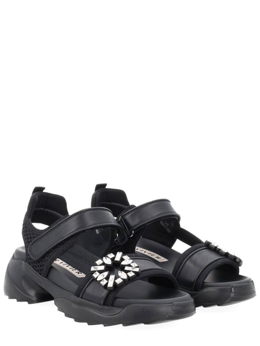 Roger Vivier Women Sandalo "Viv On The Run" ROGER VIVIER