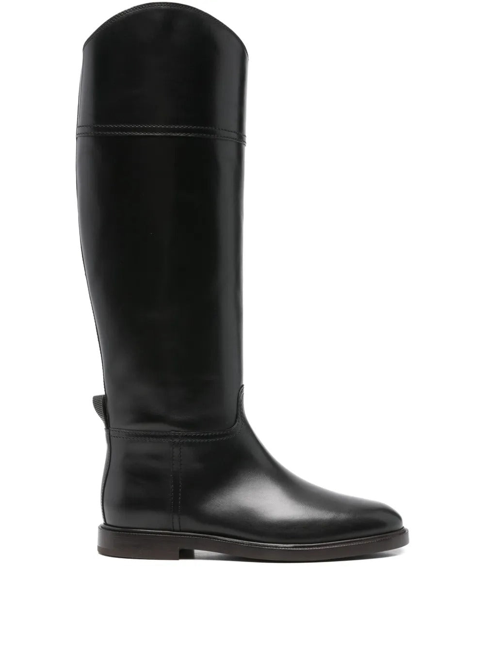 Brunello Cucinelli Women Leather High Riding Boots