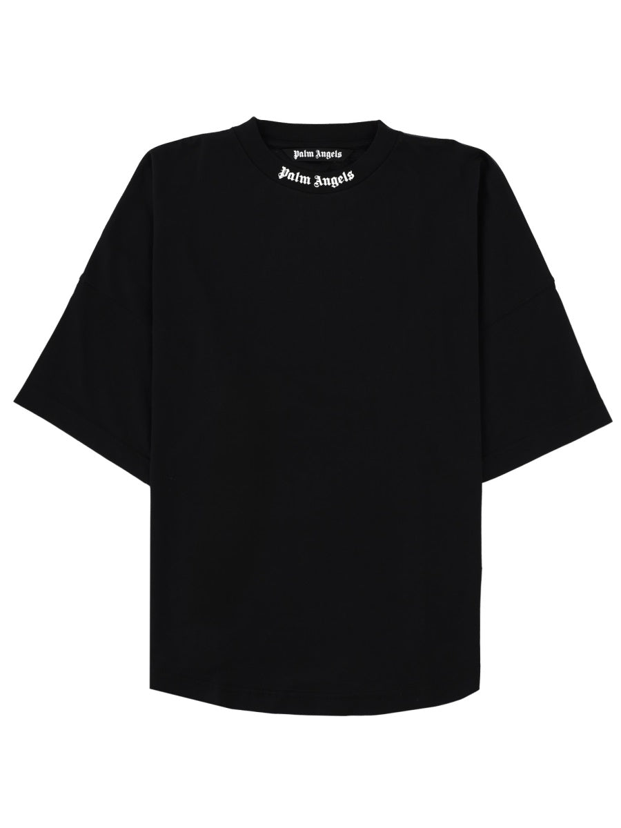 Palm Angels Men T-Shirt In Cotone A Maniche Lunghe PALM ANGELS